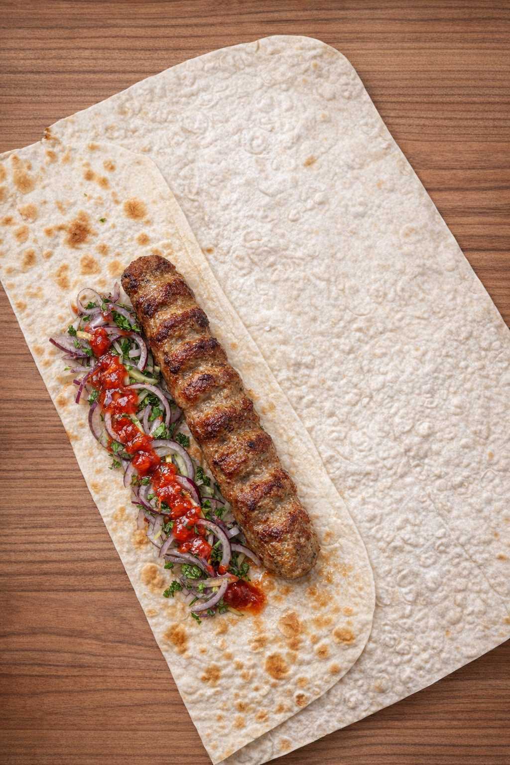 Фото Люля-кебаб из говядины в лаваше