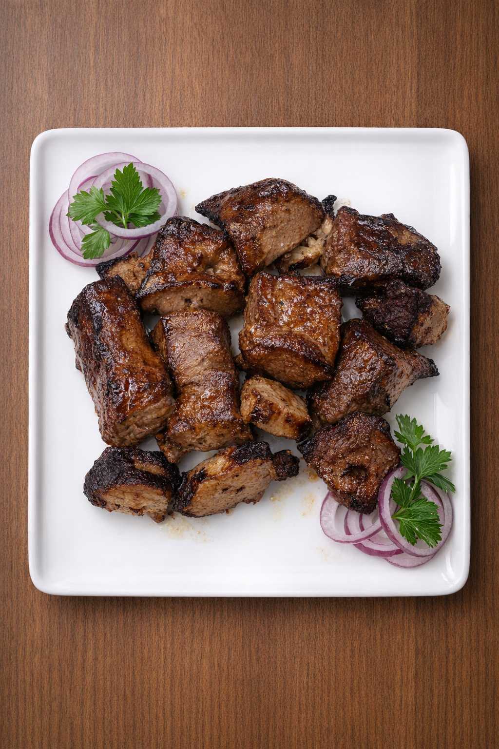 Фото Говяжья печень с курдюком