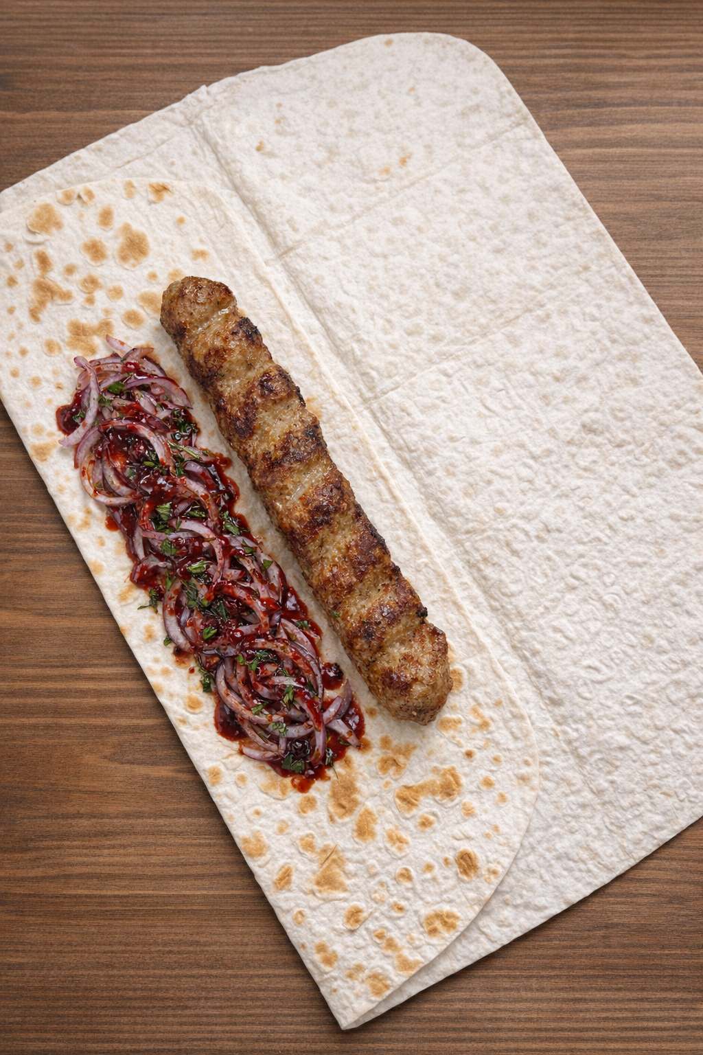 Фото Люля-кебаб из курицы в лаваше 